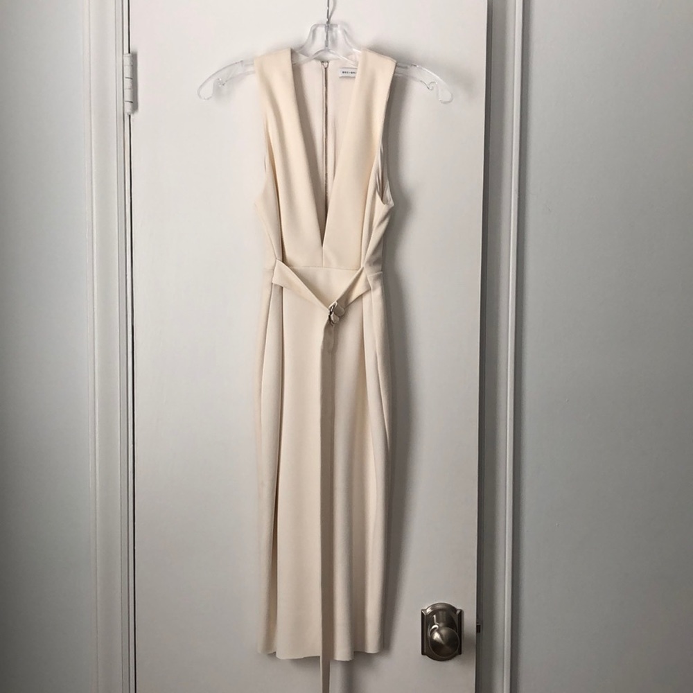 Off white midi dress
